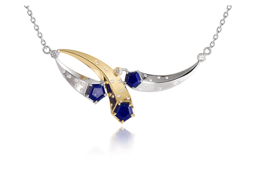 Triple Ice Meteor Necklace